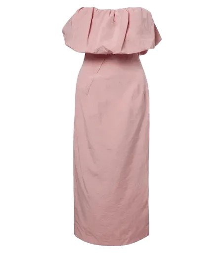 Cotton and silk corset dress