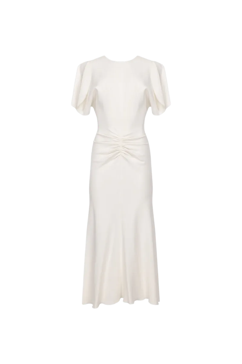 Blaire Midi Dress In Ivory