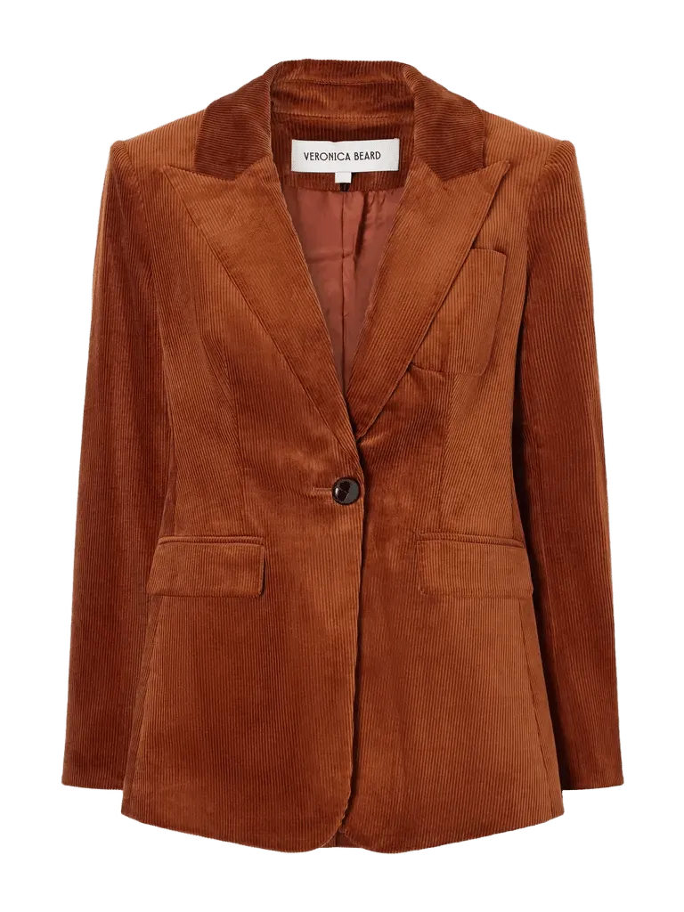 Livvy Dickey cotton-blend corduroy blazer