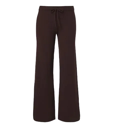 Coco Amelie cashmere-blend wide-leg pants