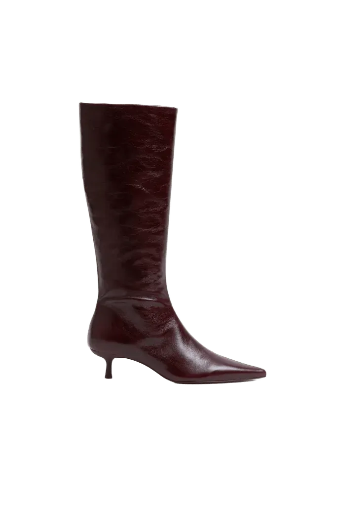 Janine Leather Knee High Boot