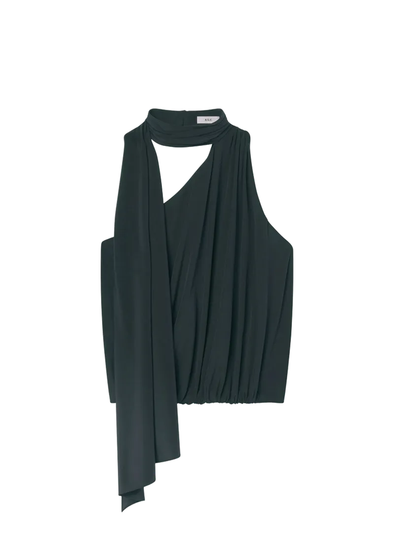 Celeste Silk Top