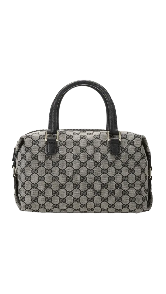 Gucci Metallic Boston Handbag