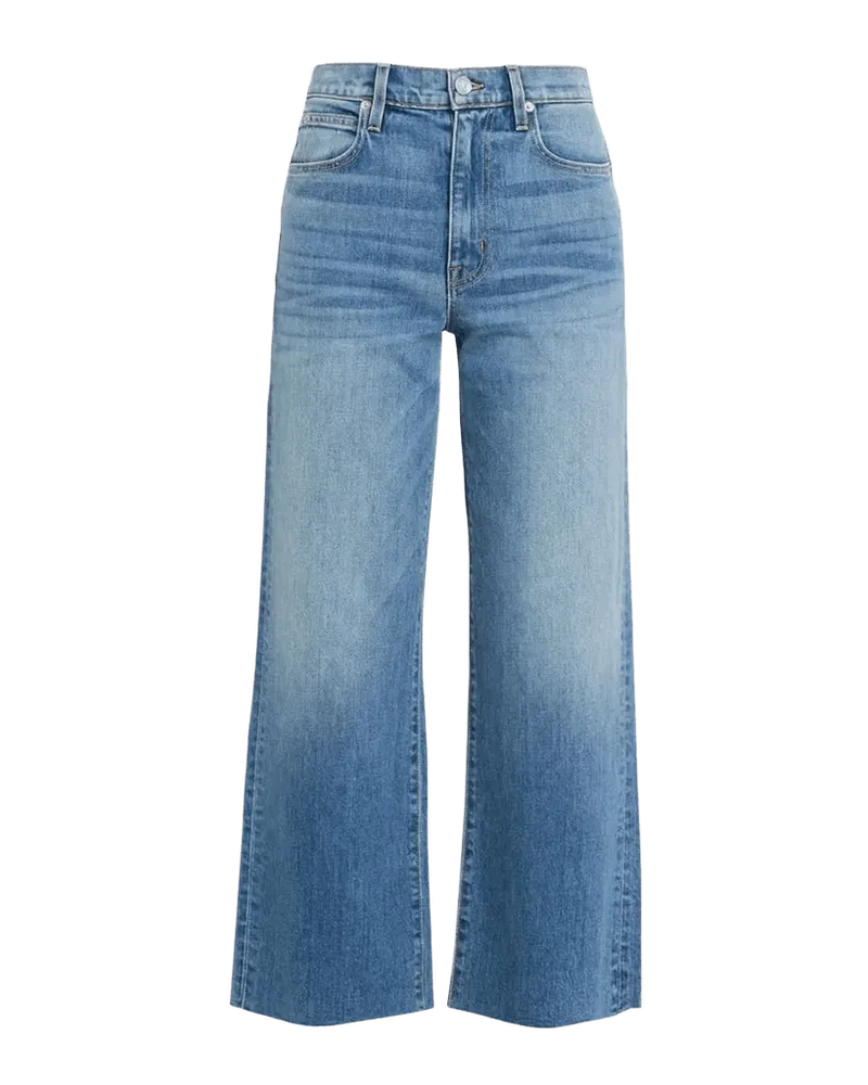 Grace High-Rise Wide-Leg Crop Jeans