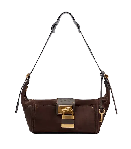 Paddington Mini suede shoulder bag