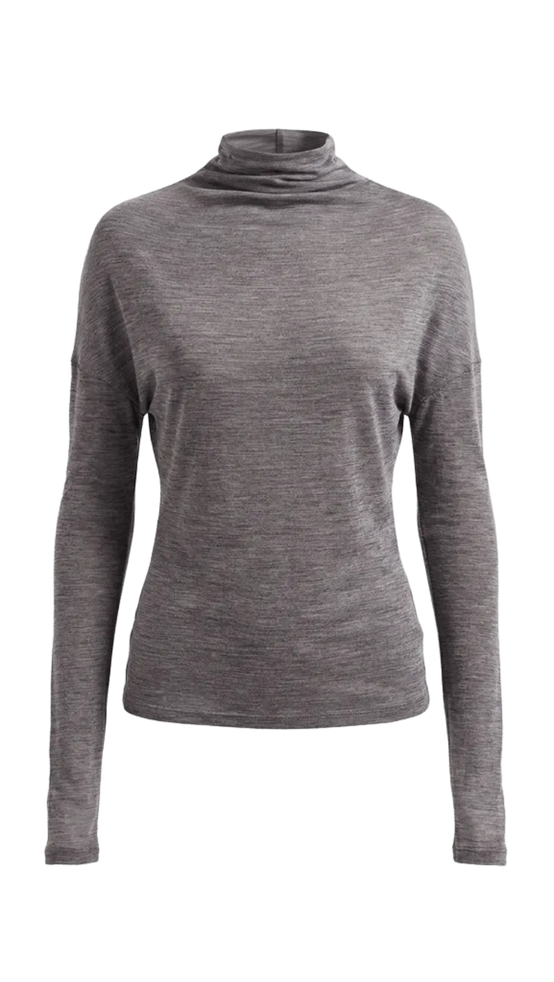Draped Long Sleeve Top