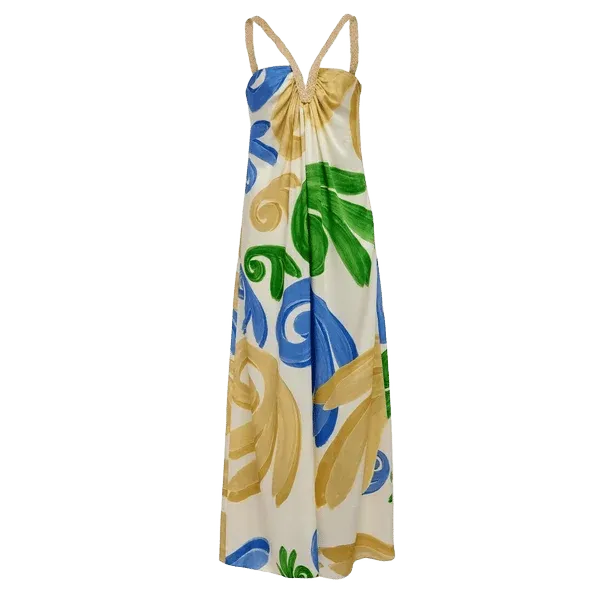 Gaia Rafia Strings Dress
