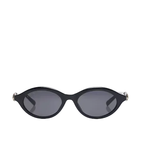 Horsebit round sunglasses