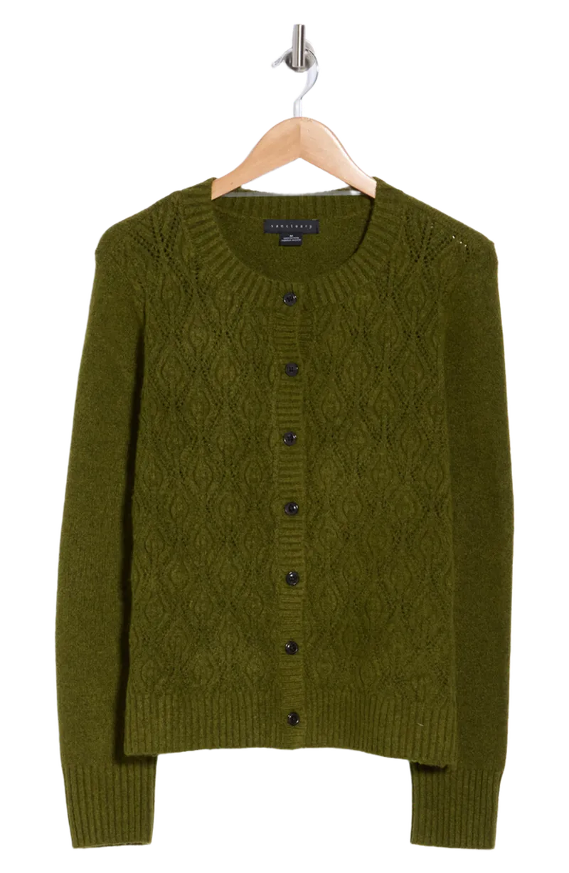 Cozy Button Front Cardigan