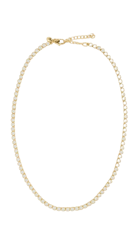 The Tennis Collection Bezel Set Crystal Necklace