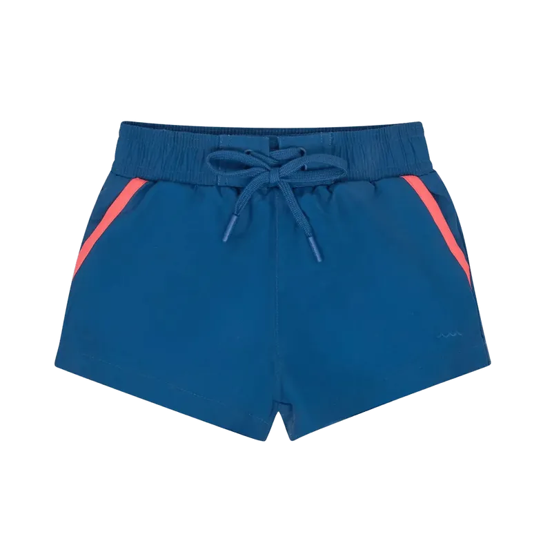boys oyster blue stripe boardie