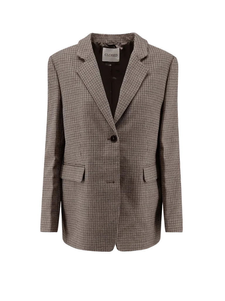 Closed Lola Blazer — Brown