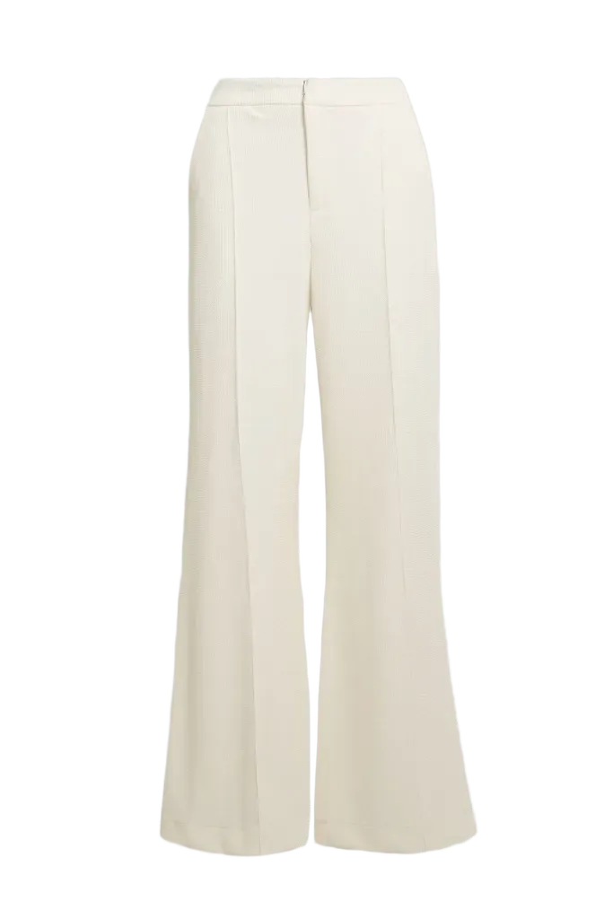 Merian Textured-Knit Wide-Leg Pants