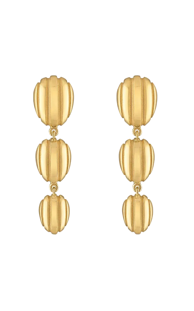 Eos Triple Egg Earrings
