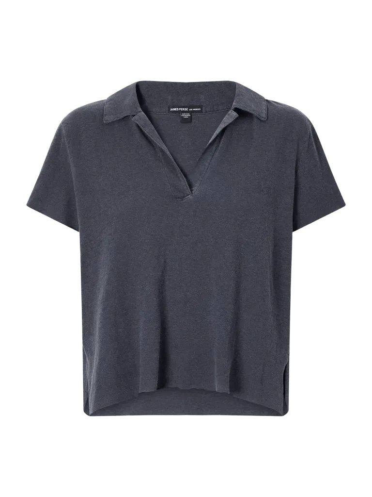 Cotton-piqué polo shirt