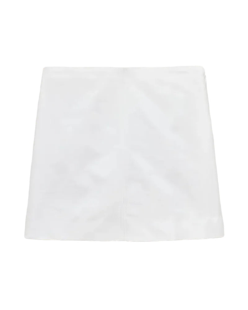 Fairfax mini skirt in double cotton poplin