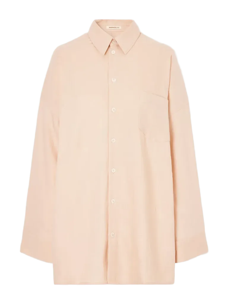 The Oversized cotton Oxford shirt