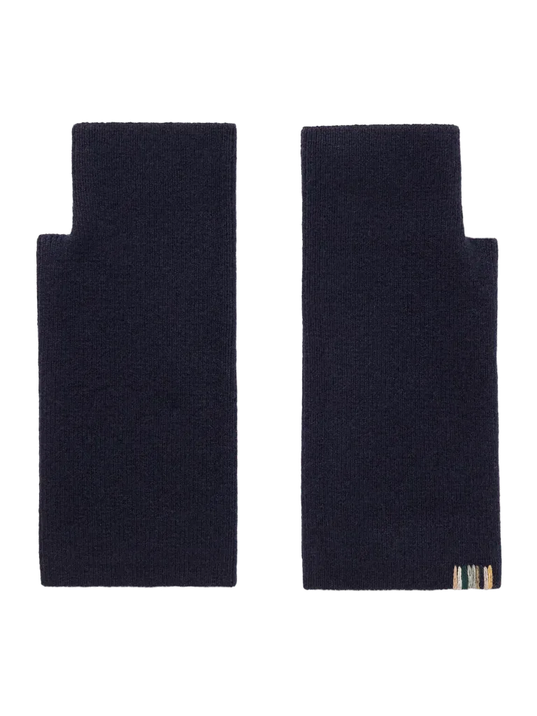 Mouffle knitted cashmere-blend fingerless gloves