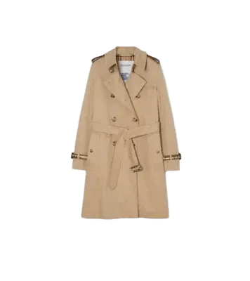 Mid-length Gabardine Kensington Trench Coat