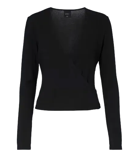 Lauren jersey wrap top