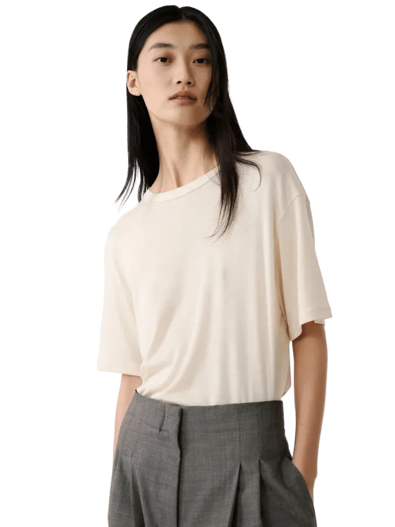 Rond T-Shirt in Canvas