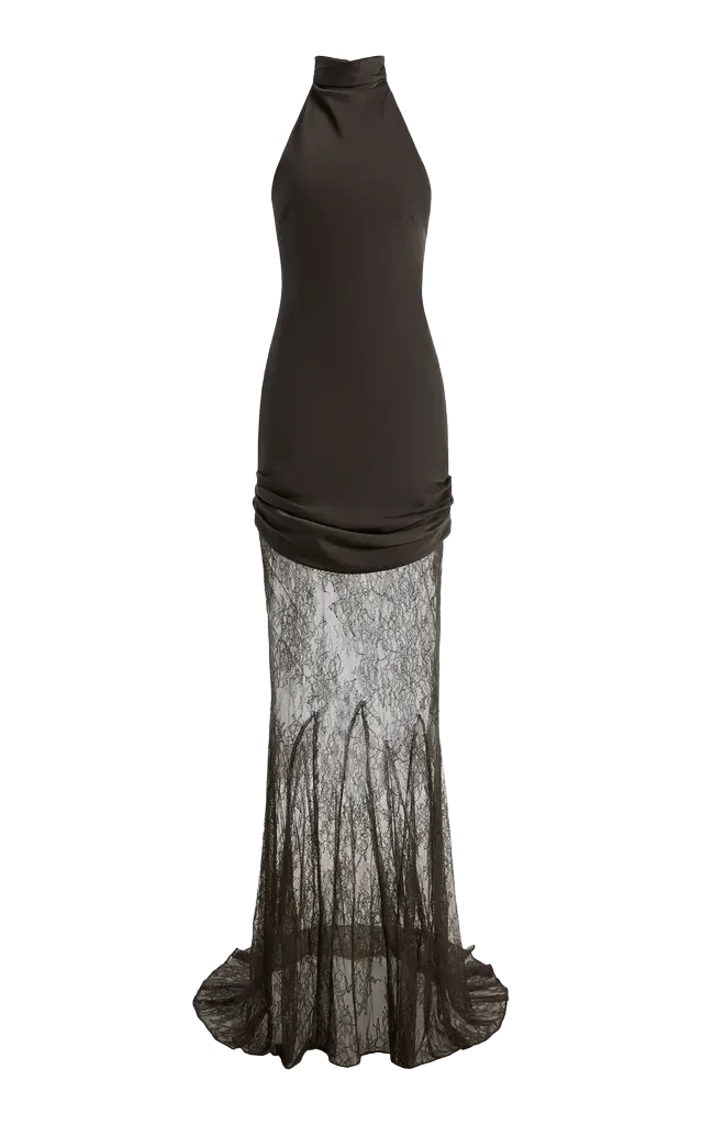Eldra Satin Maxi Dress