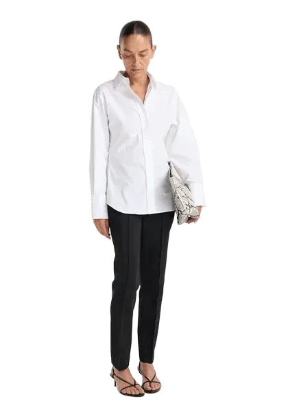 Shaped shirt | optic white