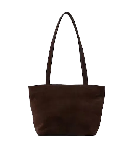 Parker Medium suede tote bag