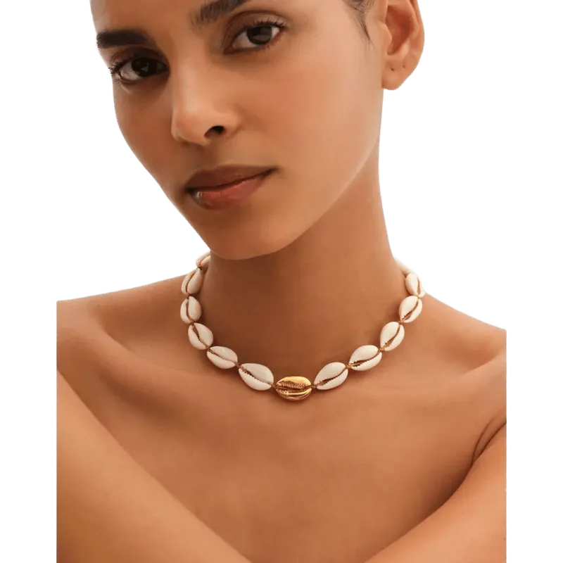 Concha Natural Large Puka Necklace