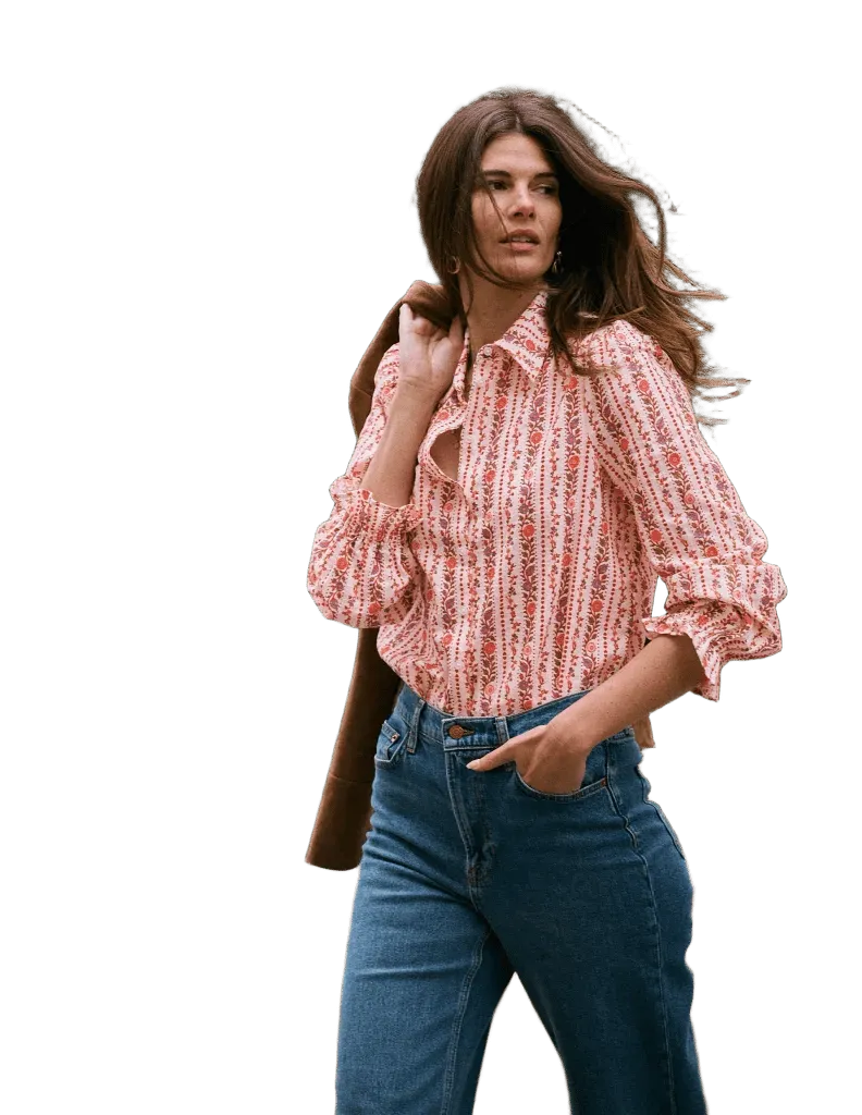 Violet Cotton Top
