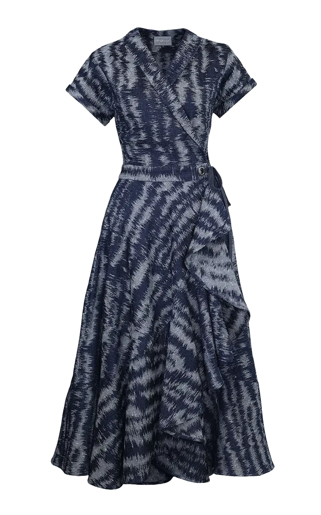 Luisa Cotton-Blend Midi Dress