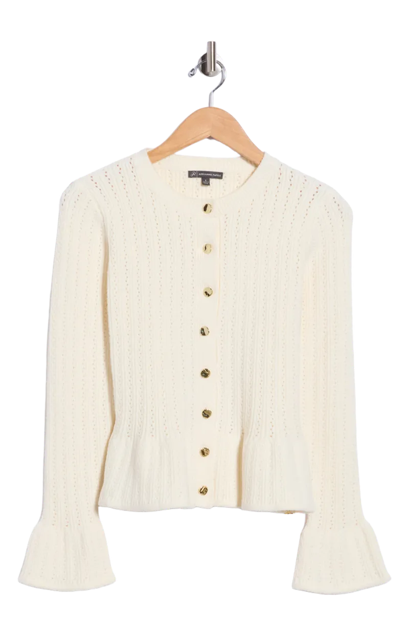 Peplum Cardigan