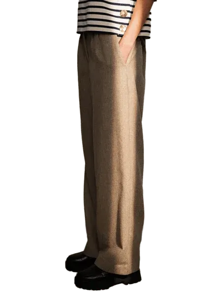 BARREL Pants (DARK BEIGE)