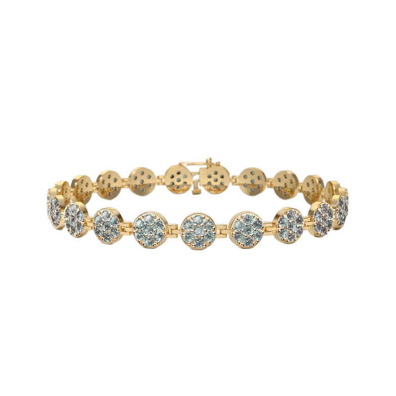 Rosecliff Tennis Alexandrite Bracelet in 14k Gold (June)