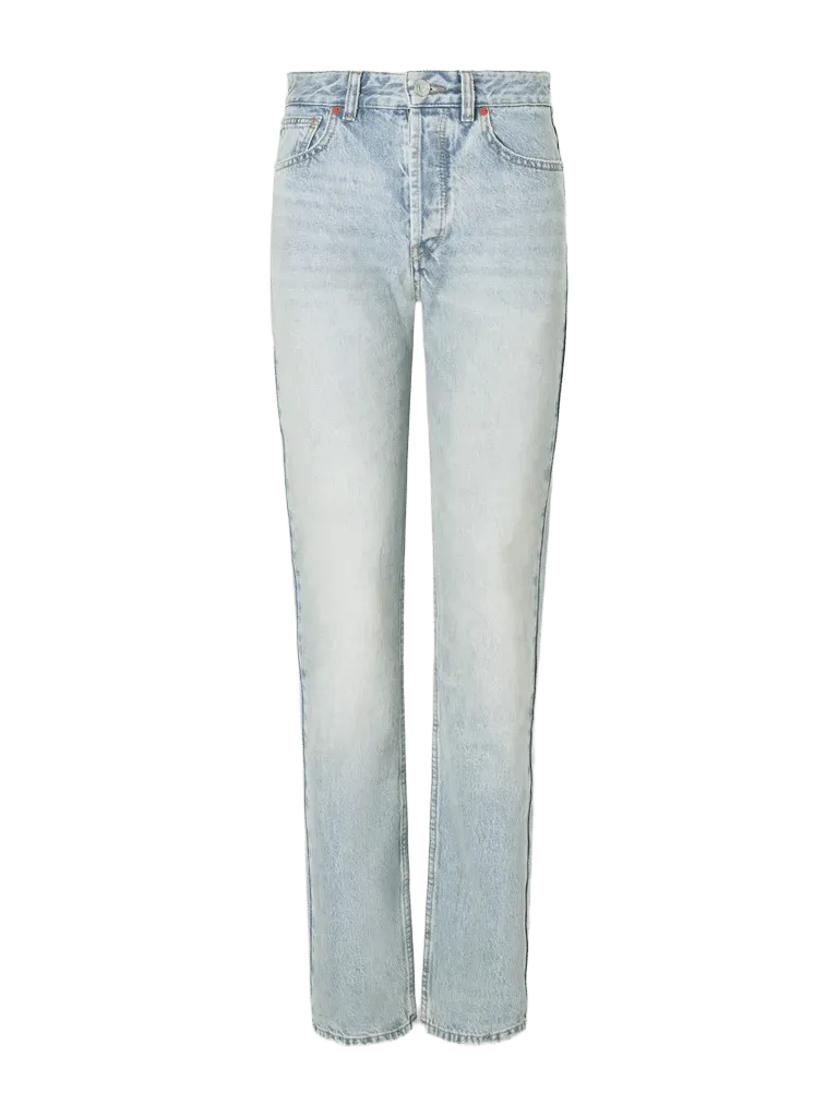 Daya mid-rise straight-leg jeans
