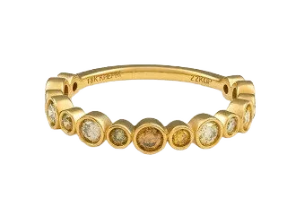 Natural Color Petite Bezel Band