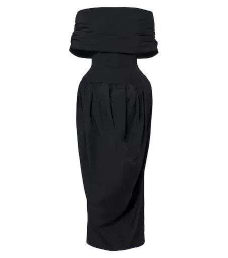 Draped gown