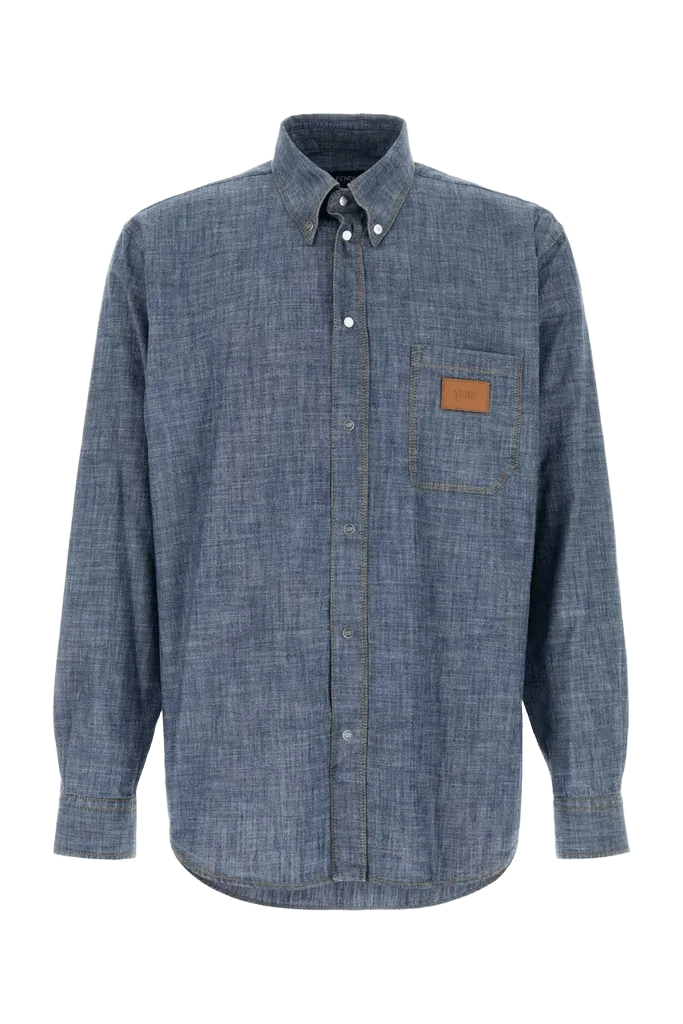 Fendi Chamb Shirt — Blue