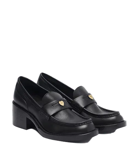 Dakota leather loafer pumps