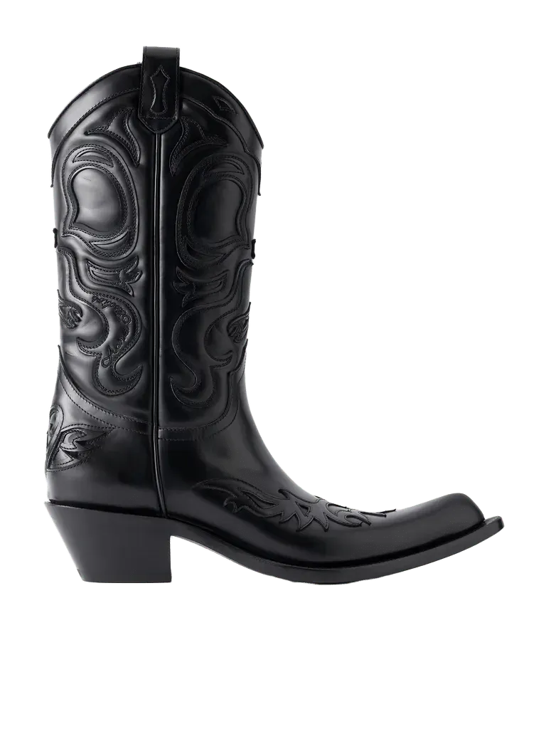 60 leather ankle boots