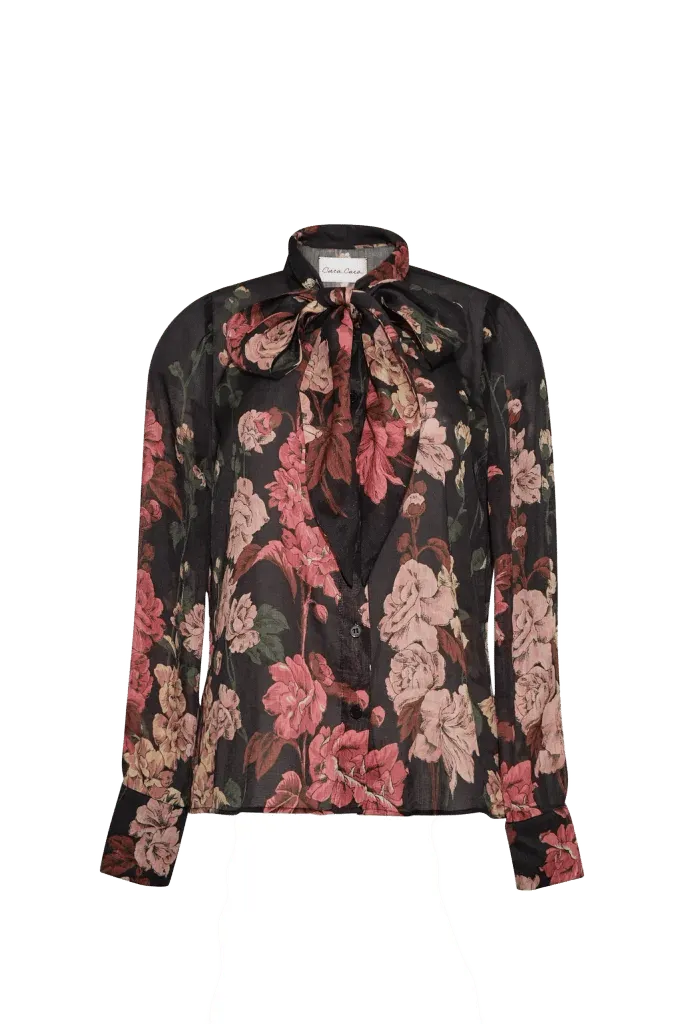 Chili Blouse in Meadows Black
