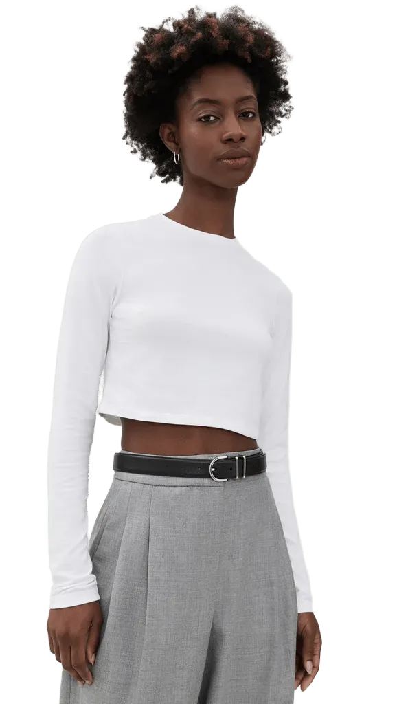 The Laura Long Sleeve Crop Top