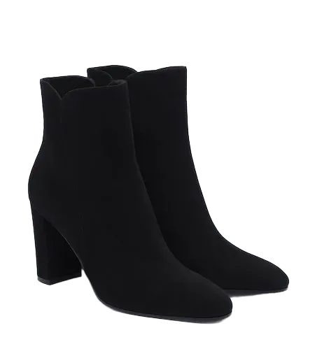 Suede ankle boots
