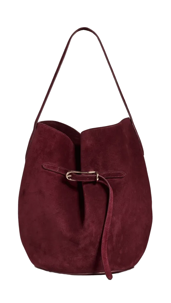 Large Belted Bucket Bag