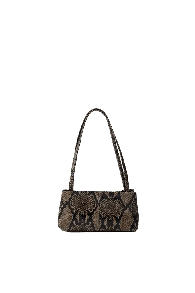 Petit Origami Bag - Python Embossed
