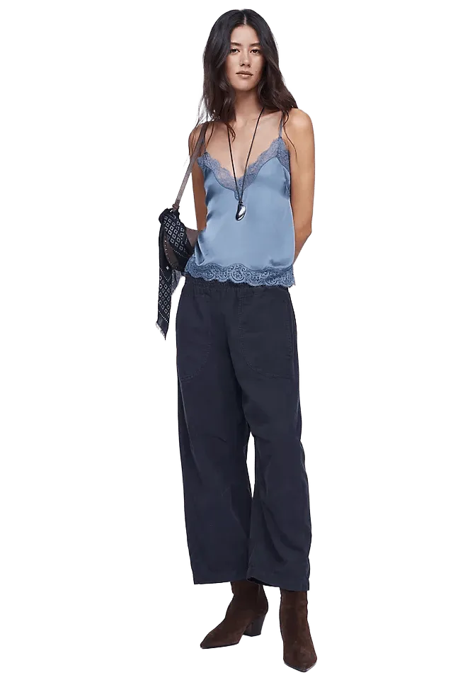 Pilcro Reese 100% Cotton Corduroy High-Rise Wide-Leg Pants