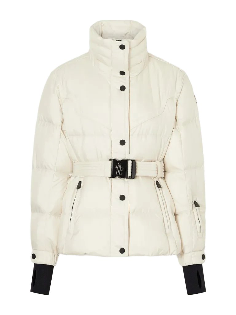 Karshi plush-trimmed shell down ski jacket