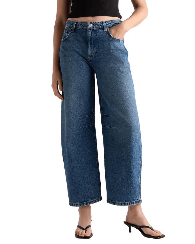 Maya Rigid Exaggerated Barrel Jeans