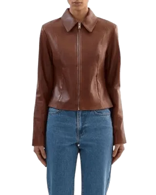 Oceana Fitted Leather Jacket