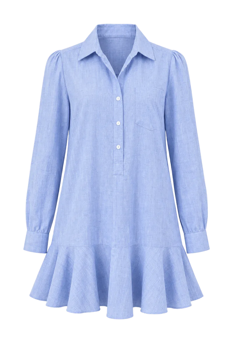 Chambray Callahan Shirt Dress